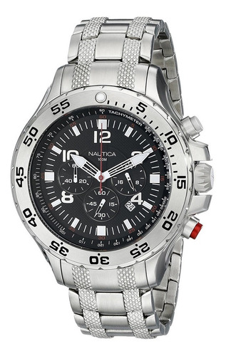 Reloj Nautica Acero Inoxidable Hombre Nst 19508g Original