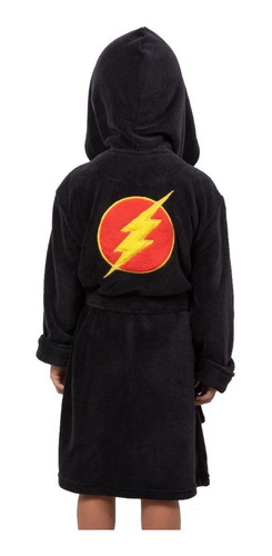 Imagen 3 de 7 de Bata Polar Con Capucha Nenes Infantil Superheroes 706