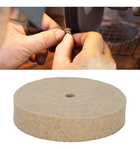 Rueda Pulidora De Joyas, 100 X 28 Mm, Para Pulir Fieltro