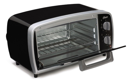 Horno Tostador Negro 4 Rebanadas 900 W