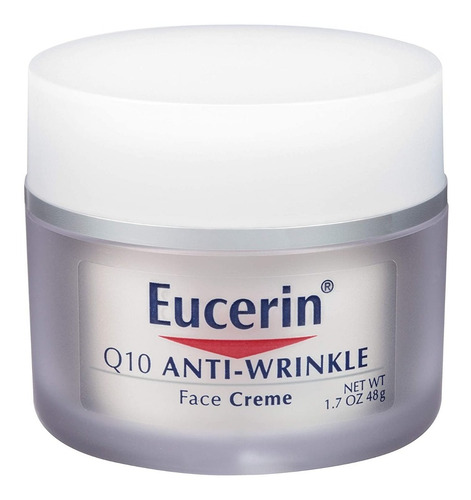 Crema Face Cream Eucerin Q10 Anti Wrinkle para piel sensible de 48g 20+ años
