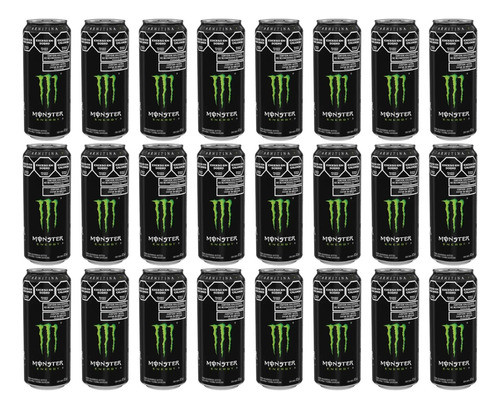 Bebida Energizante Monster  473ml Pack X24 Zetta Bebidas