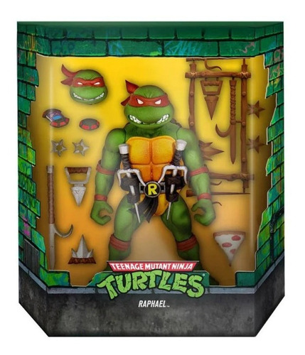 Super 7 Teenage Mutant Ninja Turtles Raphael & Leonardo