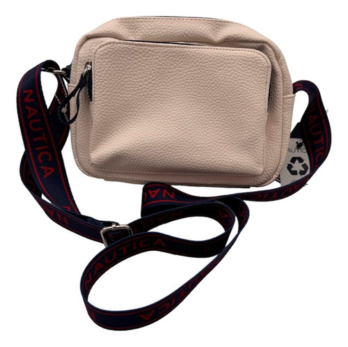 Bolsa Bandolera Nautica Color Beige Original 