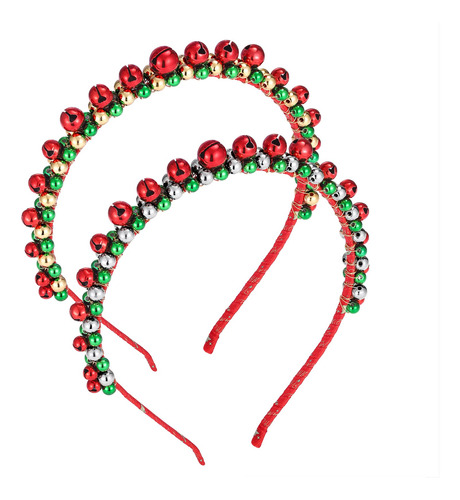 Heidkrueger Diademas De Navidad Para Mujer, Color Rojo, Verd