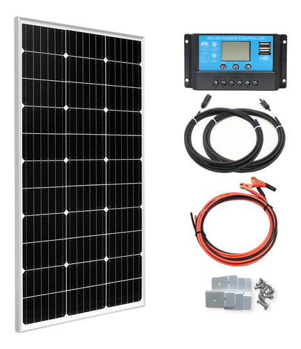 Xinpuguang Kit De Panel Solar De 100 Vatios Y 12 Voltios Per