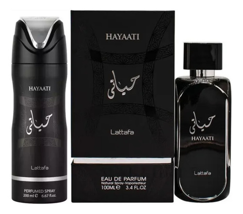 Lattafa Hayaati Edp 100ml + Spray Concentrado 200ml