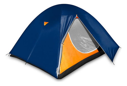 Carpa Stx Forest 4 Personas Camping Aventura Playa Color Azul/naranja