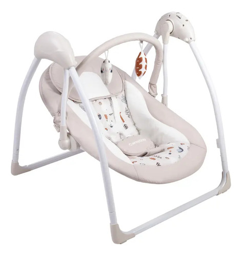 Mecedor Electrónico Carestino Con Melodias Greige