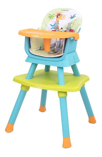 Silla Comedor Escritorio Para Bebé Bite 5 En 1 Cutebabies Color Verde