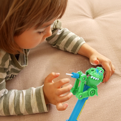 Robot Con Forma De Dinosaurio Para Comer Piruletas, Bonito Y