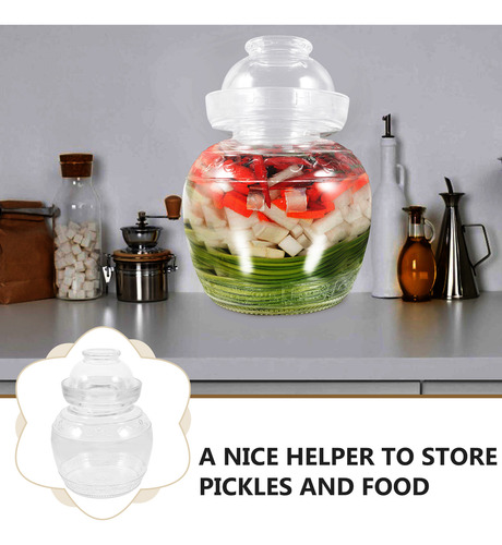 Frascos De Vidro De Boca Larga Kimchi Altar Kimchi Pot