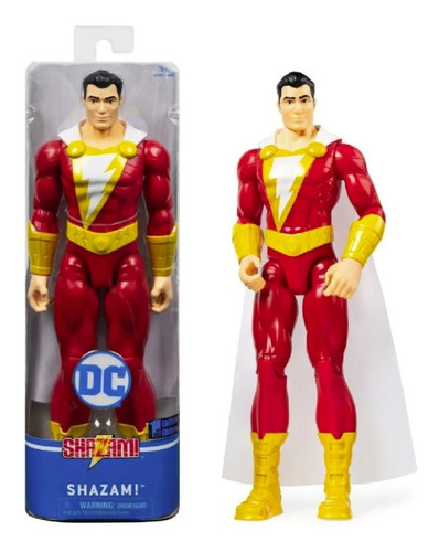 Figura Articulada Shazam 30 Cm Dc Spin Master - Playking