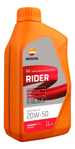 Aceite Moto 20w50 Repsol Town Origen España.