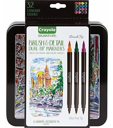 Crayola Brush & Detail Marcadores De Doble Punta, Actividade