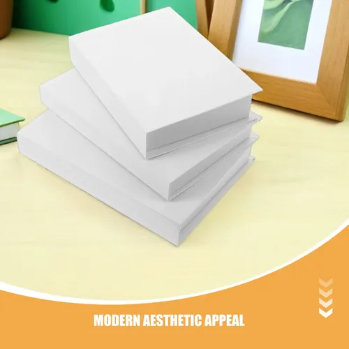 6pcs White Faux Book: Decorative Blank Books For Coffee | MercadoLivre