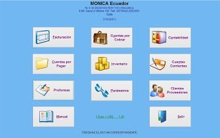 Imagen 3 de 6 de Monica 8.5 Ecuador Factura Elec Inventario Ats Contable
