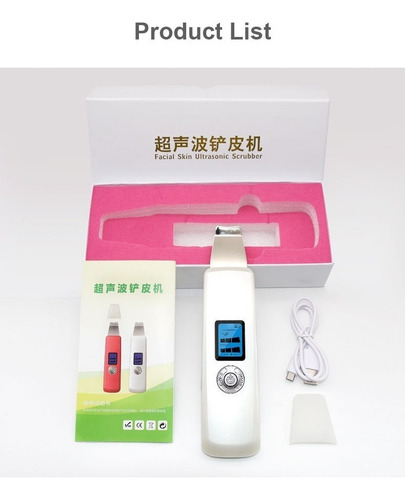 Espatula Peeling Masajeadora Facial Ultrasonica Acne Cuotas