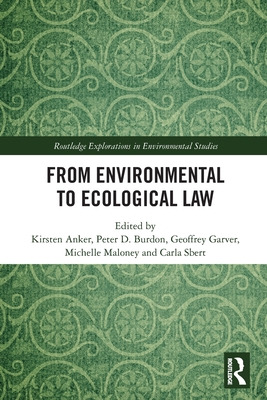 Libro From Environmental To Ecological Law - Anker, Kirsten