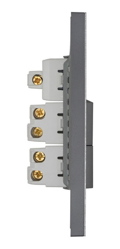 Placa Valo 2 Interruptores Sencillo Y 1 Contacto Aluminio