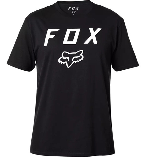 Remera Moto Legacy Moth Black Fox