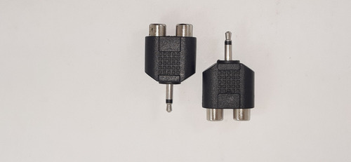 Imagen 2 de 3 de Adaptador Plug Mini 3.5 Mono A 2 Jack Rca