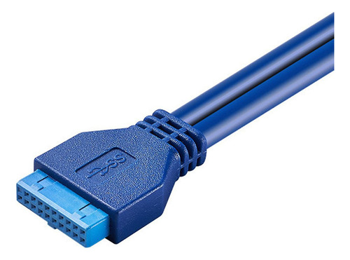 W Cable De Placa Base De 5 Gbps Y 20 Pines A Doble Usb 3.0