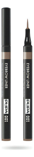 Delineador De Cejas Pupa Eyebrow Liner Color 01 Ash Brown