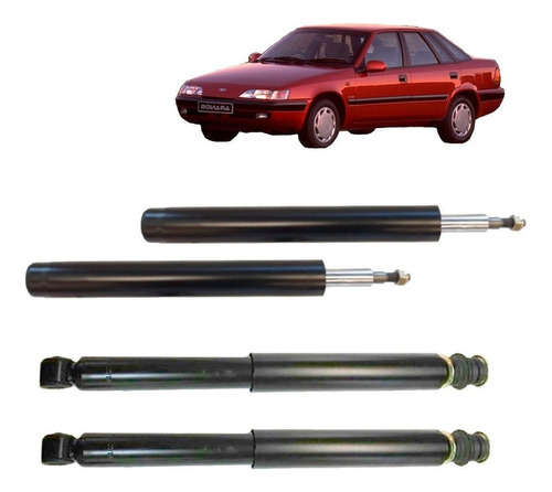 Kit Amortiguador Trasero Delanter Para Daewoo Espero 1990-00