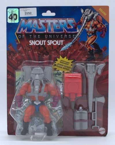 Figura De Acción Masters Of The Universe Origins Snout Spout