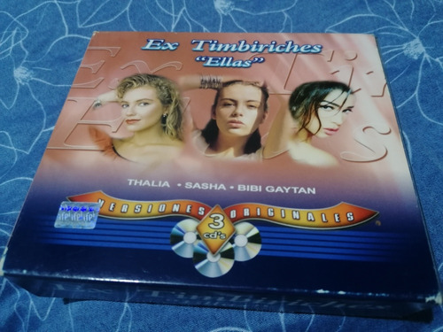 Cd: Thalia Sasha Bibi Gaytan - Ex Timbiriches Ellas - 2008 