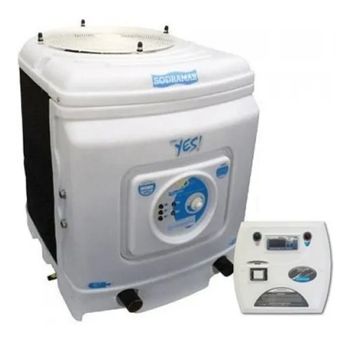 Trocador De Calor Aquecimento Piscina Sd25 Painel Digital