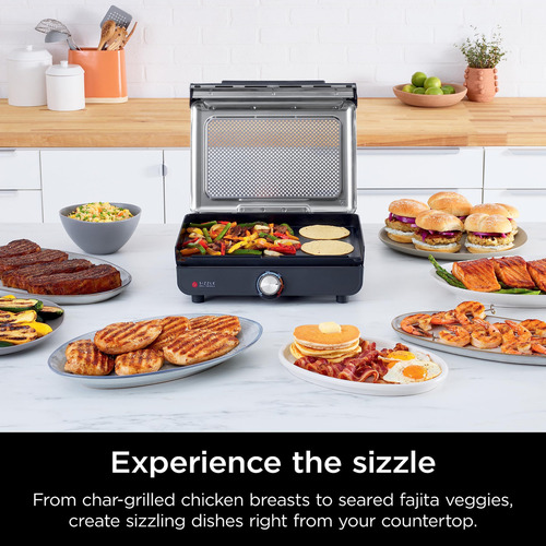 Parrilla Interior Sin Humo Renewed Ninja Gr101 Sizzle &.