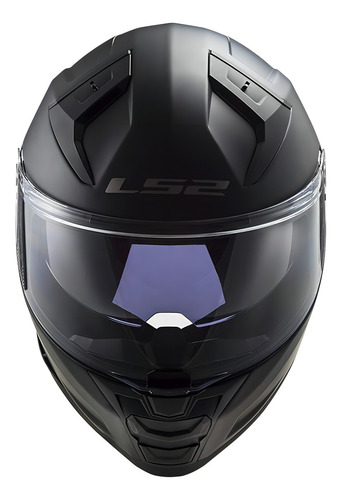 Capacete fechado Ls2 Vector Il Solid 2 Capacete preto fosco tamanho L