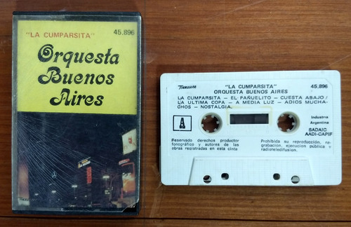 Orquesta Buenos Aires La Cumparsita Cassette