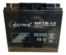 Comprar Bateria Sellada Matrix 12v 18ah Ups Ups Moto Cerco Electrico