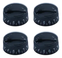 Comprar 4pcs Metric Lp Style Guitar Guitar Knobs Black Bass Veloce V