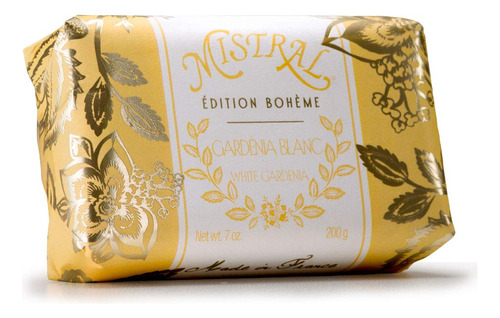 Mistral Jabn De Bar Boheme, Gardenia Blanca, 2 Barras