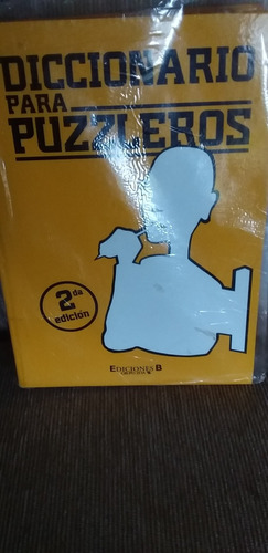 Diccionario Para Puzzleros.Ediciones B. Tapa Dura.