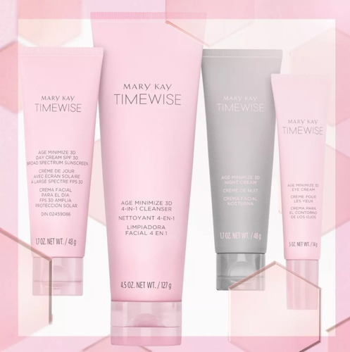 Set Del Cuidado Intensivo De La Piel Time Wise 3d Mary Kay