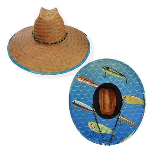 Sombrero De Palma Pescador Surf Flounder Lifeguard Hat
