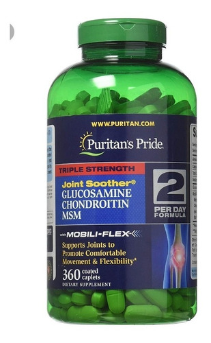 Glucosamina Condritin Y Msm Puritans Pride 360 Pastillas