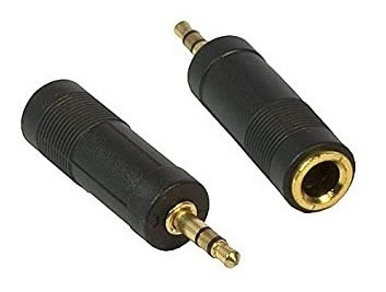 Adaptador Audio 6.35mm Equipo Plug Hembra A Jack 3.5mm Macho