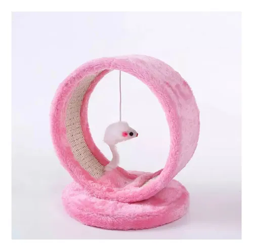Rascador Para Gatos Diseño Circular Juguete Colgante