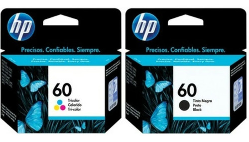 Cartucho De Tinta Hp 60 100% Garantizado Y Original