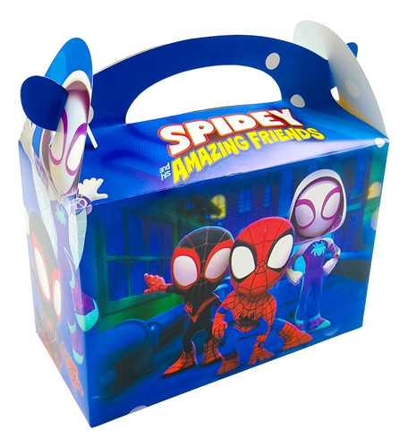 Caja Cajita Feliz Sorpresa X12 Unidades Spidey Spiderman
