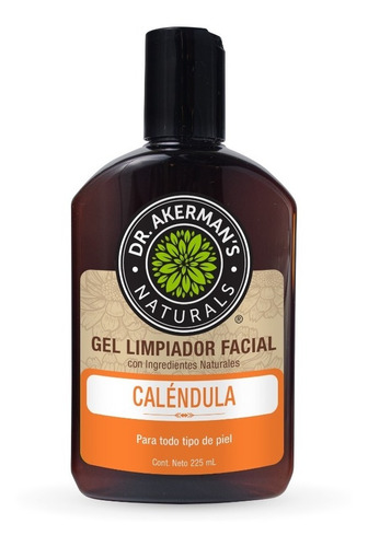 Gel Limpiador Facial Cara Elimina Grasa Brillo Dr. Akermans