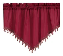 Comprar 2pcs Paracenefa Corta Valance Farmhouse Triangle Para Cocina
