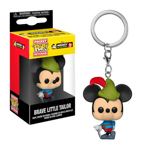 Funko Pop! Keychain Disney Mickey Mouse Little Brave Tailor