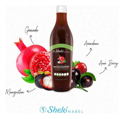 Jugo Concentrado Guanabana Granada Y Arandano Antiox Shelo N
